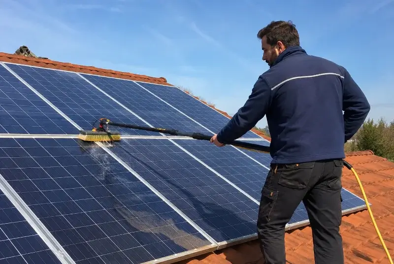 Nettoyage et entretien de panneaux solaires à Saint-Jean-de-Gonville