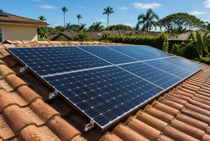 Installation de panneaux solaires à Saint-Jean-de-Gonville